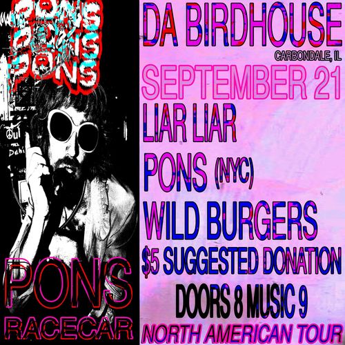 Pons, Liar Liar and Wild Burgers at Birdhouse