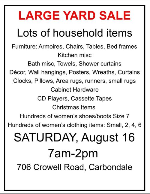 Yard sale