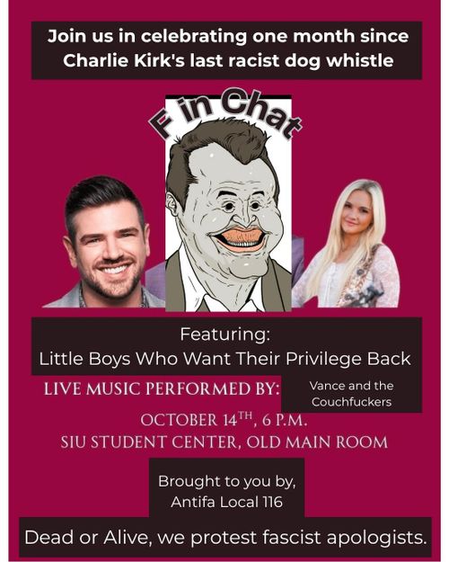 Protest TPUSA's Kirk Vigil